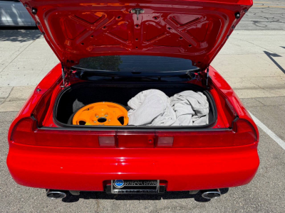 1991 Acura NSX in Formula Red over Ivory