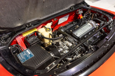 1991 Acura NSX in Formula Red over Ivory