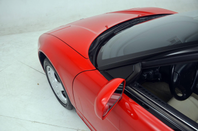 1991 Acura NSX in Formula Red over Ivory