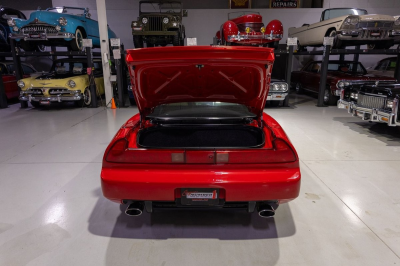 1991 Acura NSX in Formula Red over Ivory