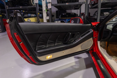 1991 Acura NSX in Formula Red over Ivory