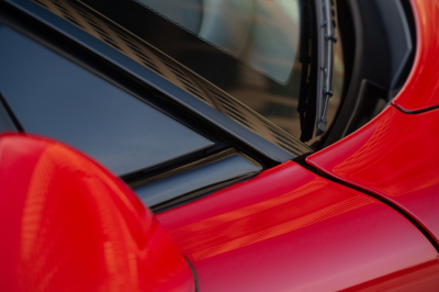 1991 Acura NSX in Formula Red over Ivory