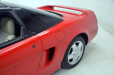 1991 Acura NSX in Formula Red over Ivory