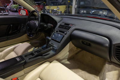 1991 Acura NSX in Formula Red over Ivory