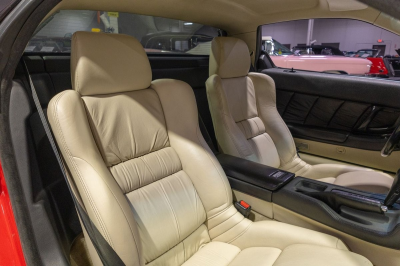 1991 Acura NSX in Formula Red over Ivory