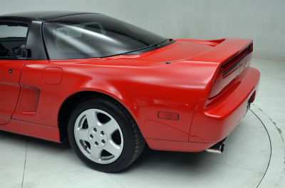 1991 Acura NSX in Formula Red over Ivory