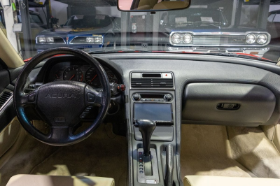 1991 Acura NSX in Formula Red over Ivory