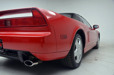 1991 Acura NSX in Formula Red over Ivory