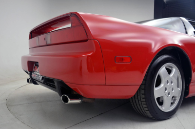 1991 Acura NSX in Formula Red over Ivory