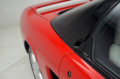 1991 Acura NSX in Formula Red over Ivory