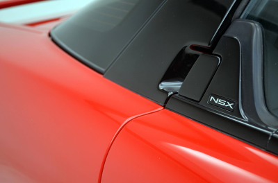 1991 Acura NSX in Formula Red over Ivory