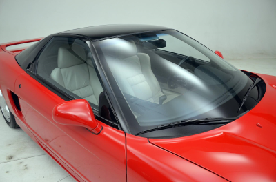 1991 Acura NSX in Formula Red over Ivory
