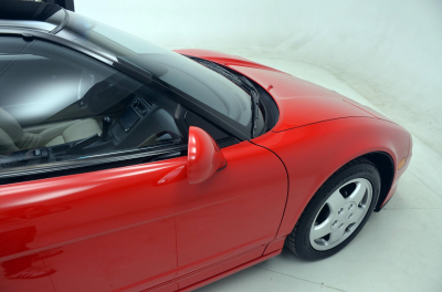 1991 Acura NSX in Formula Red over Ivory