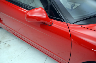 1991 Acura NSX in Formula Red over Ivory