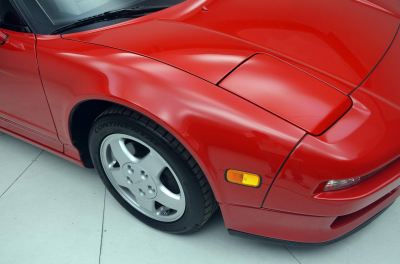 1991 Acura NSX in Formula Red over Ivory
