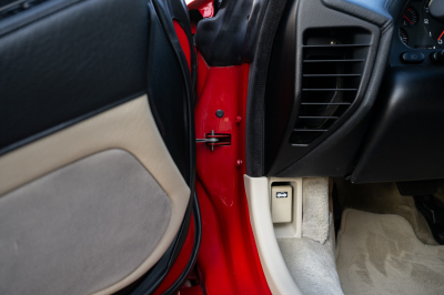 1991 Acura NSX in Formula Red over Ivory