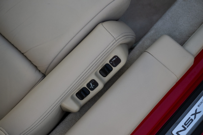 1991 Acura NSX in Formula Red over Ivory