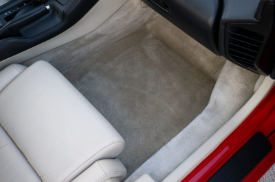 1991 Acura NSX in Formula Red over Ivory