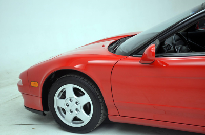 1991 Acura NSX in Formula Red over Ivory