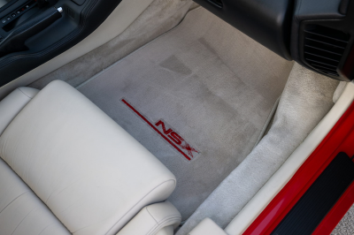 1991 Acura NSX in Formula Red over Ivory