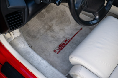 1991 Acura NSX in Formula Red over Ivory