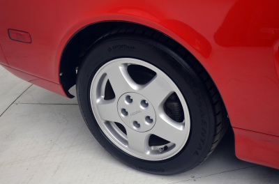 1991 Acura NSX in Formula Red over Ivory