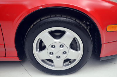 1991 Acura NSX in Formula Red over Ivory