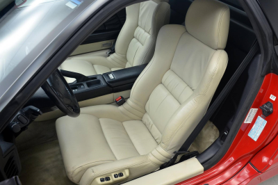 1991 Acura NSX in Formula Red over Ivory