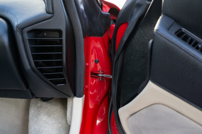 1991 Acura NSX in Formula Red over Ivory