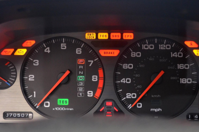 1991 Acura NSX in Formula Red over Ivory