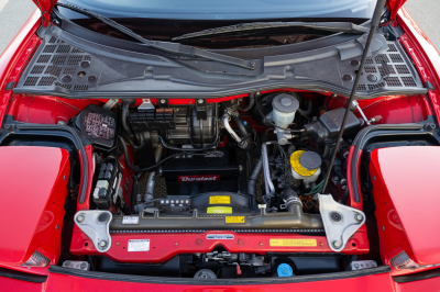 1991 Acura NSX in Formula Red over Ivory