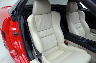 1991 Acura NSX in Formula Red over Ivory