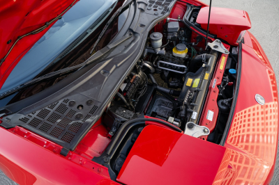 1991 Acura NSX in Formula Red over Ivory