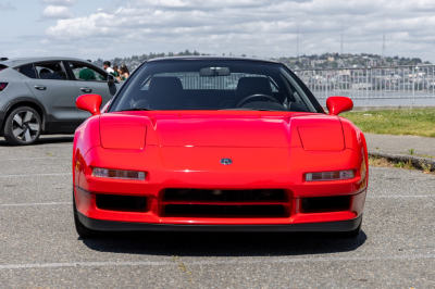 1991 Acura NSX in Formula Red over Black