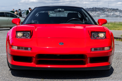 1991 Acura NSX in Formula Red over Black