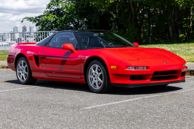 1991 Acura NSX in Formula Red over Black