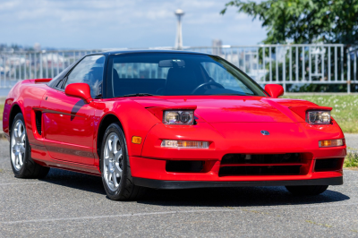 1991 Acura NSX in Formula Red over Black