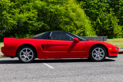 1991 Acura NSX in Formula Red over Black