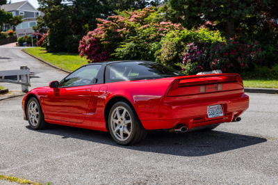 1991 Acura NSX in Formula Red over Black