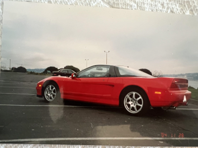 1991 Acura NSX in Formula Red over Black