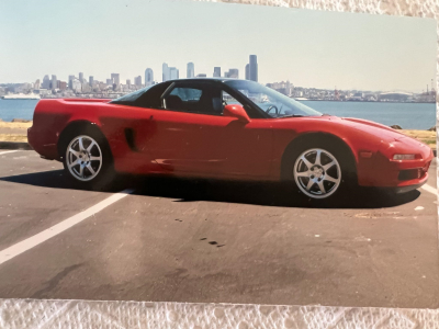 1991 Acura NSX in Formula Red over Black