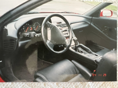 1991 Acura NSX in Formula Red over Black