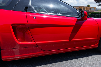 1991 Acura NSX in Formula Red over Black