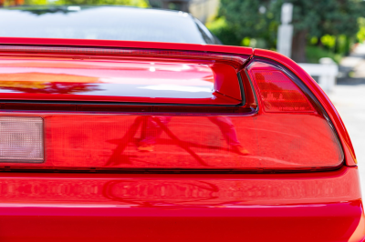 1991 Acura NSX in Formula Red over Black