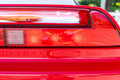 1991 Acura NSX in Formula Red over Black
