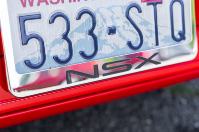 1991 Acura NSX in Formula Red over Black