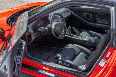 1991 Acura NSX in Formula Red over Black