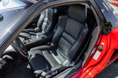 1991 Acura NSX in Formula Red over Black