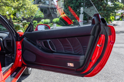 1991 Acura NSX in Formula Red over Black