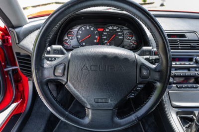 1991 Acura NSX in Formula Red over Black